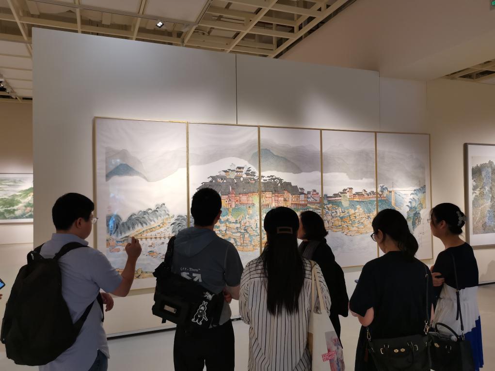 “江山·人民”新时代中国画学术邀请展亮相闵行