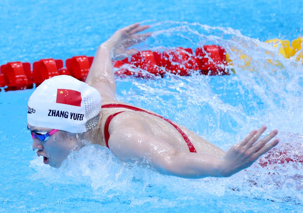 上海游泳隊舉行春季大獎賽 張雨霏2022年首秀亮眼